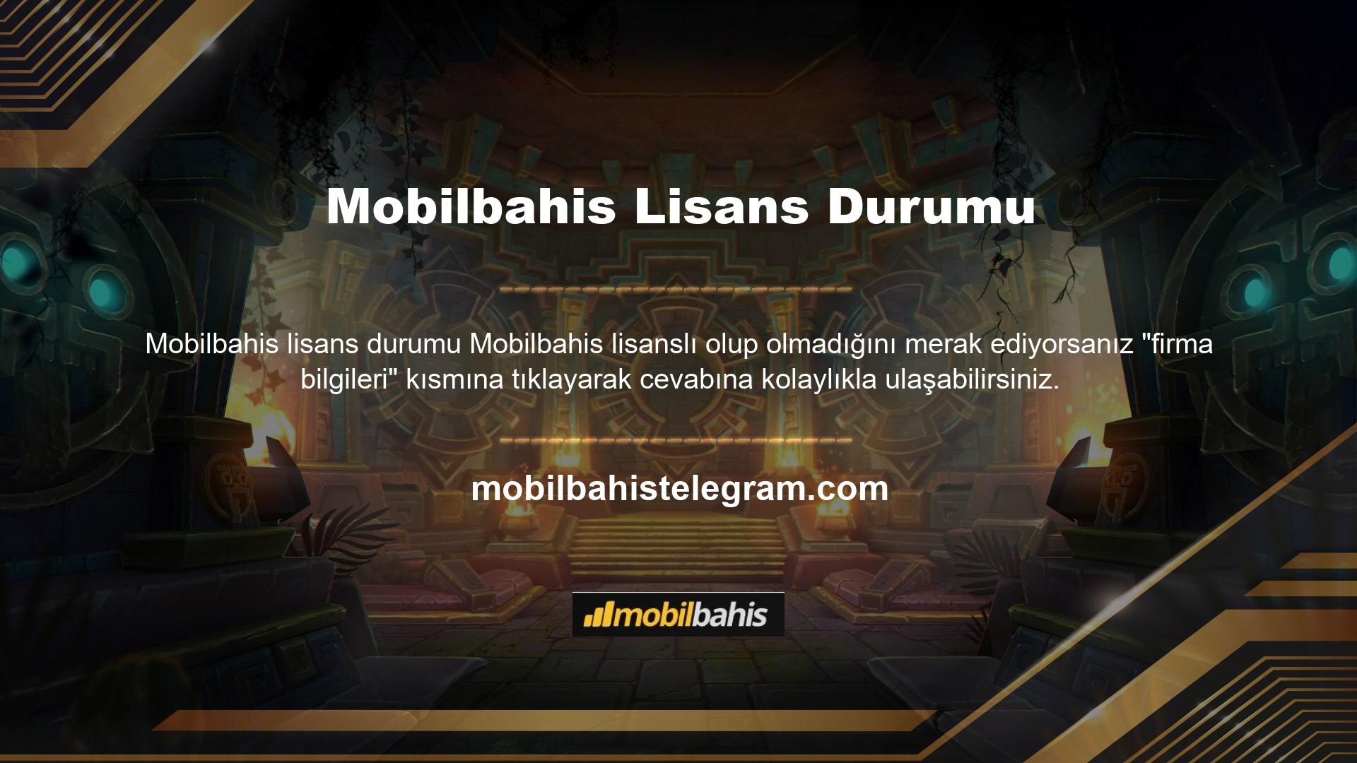 Web sitesi açıktır ve şeffaf lisans bilgileri sağlar